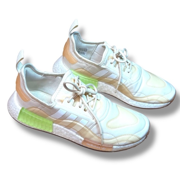 ADIDAS NMD R1 Running Sneaker Casual Platform Shoes Fabric & Rubber US Sz 9 - Picture 5 of 11